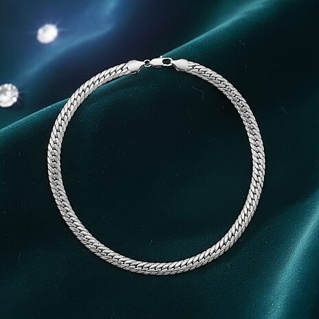 Close Out Deal- Cuban Necklace  in White Gold Plated