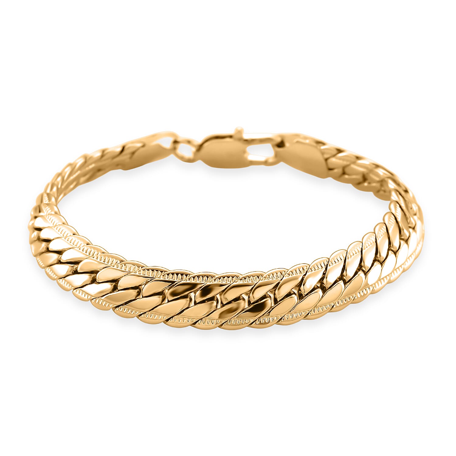 Bracelet (Size 7.5) in Yellow Gold Plated