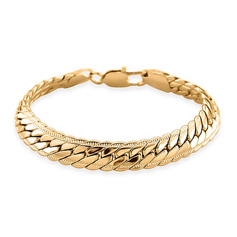 Bracelet (Size 7.5) in Yellow Gold Plated