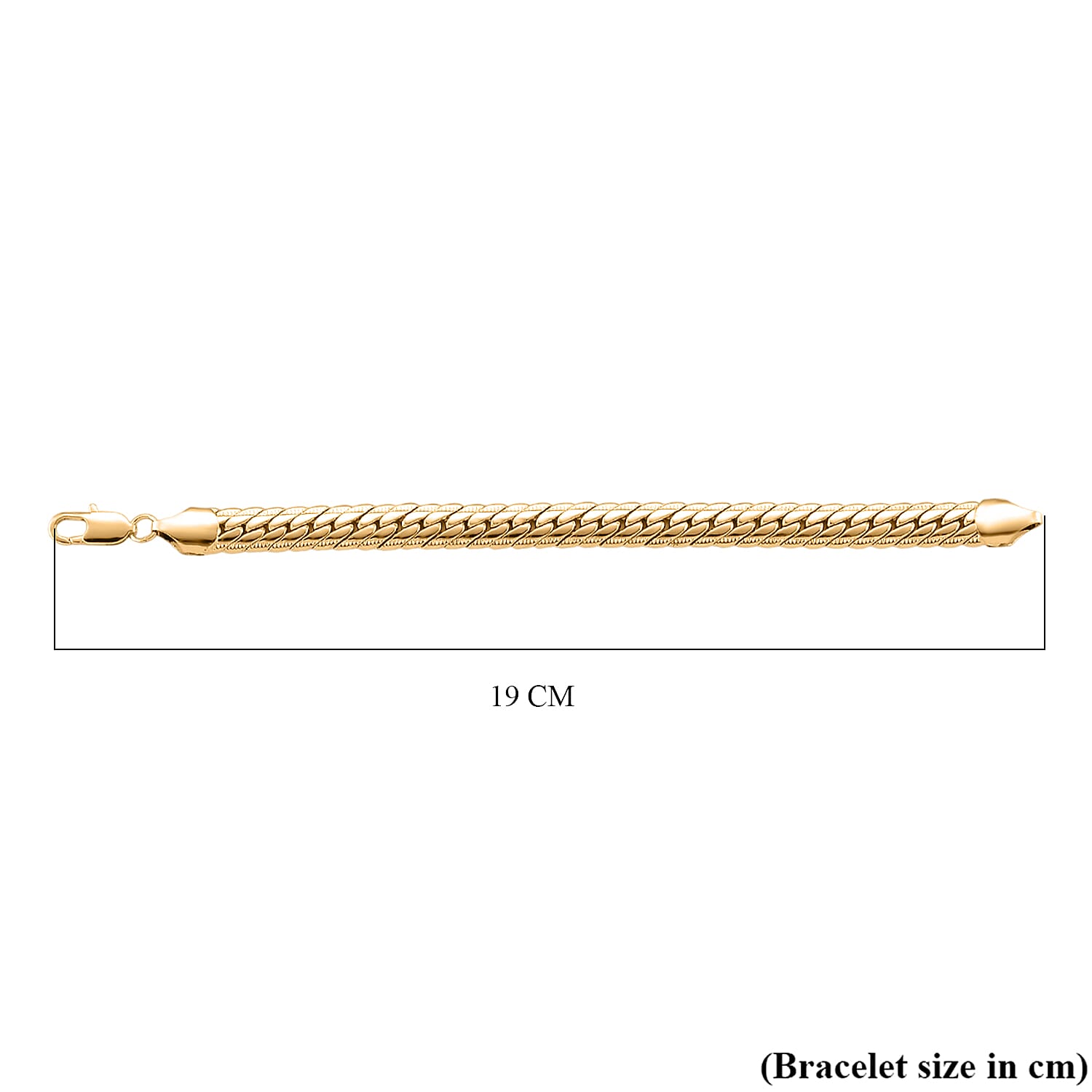 Bracelet (Size 7.5) in Yellow Gold Plated