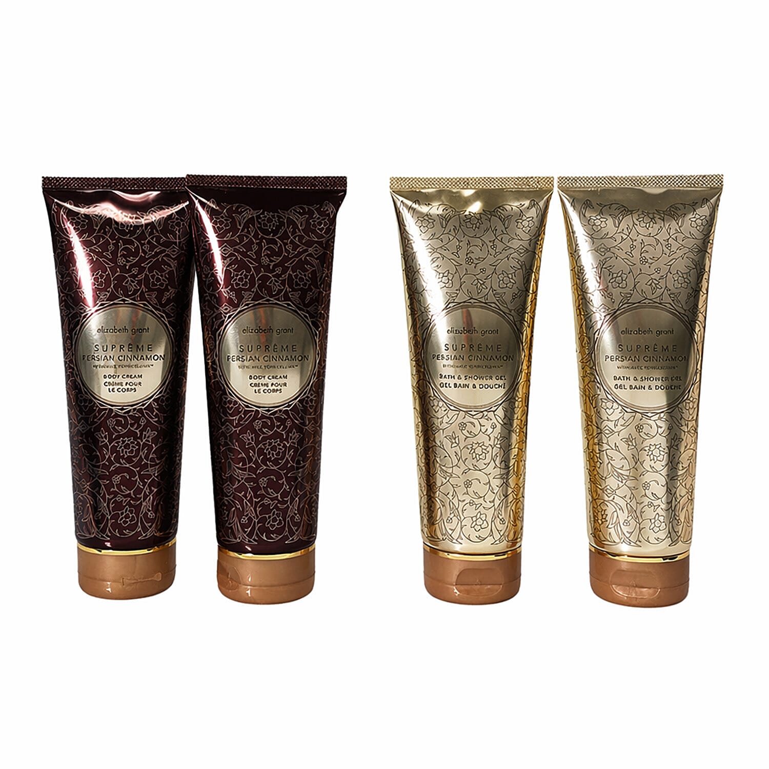 Elizabeth Grant Supreme Persian Cinnanmon Bath - Body Double Up SET OF 4