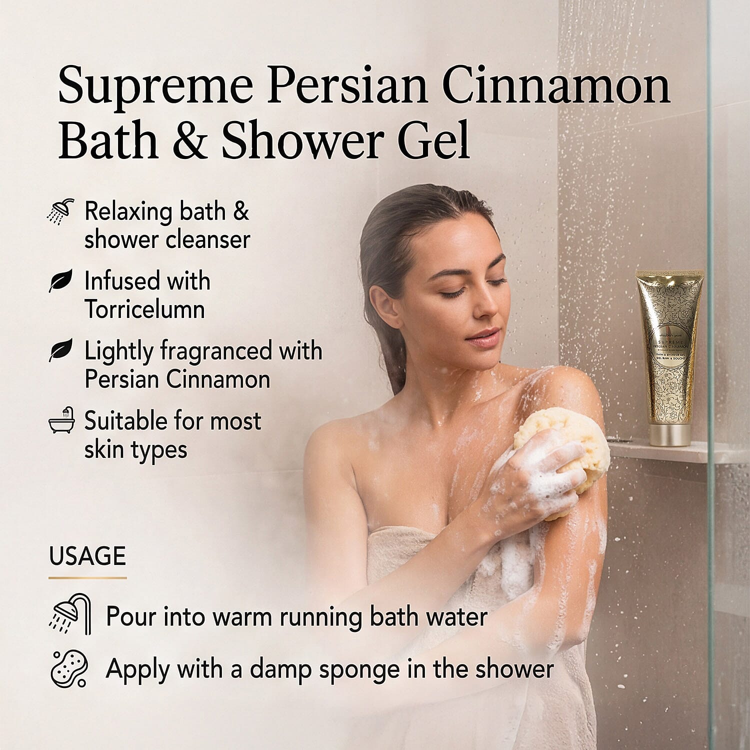 Elizabeth Grant Supreme Persian Cinnanmon Bath - Body Double Up SET OF 4