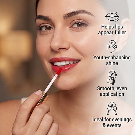 MISS IT- MISS OUT - Elizabeth Grant Collagen Re-Inforce Plumping Lip Shine Double Up Duo - Lip Shine Coral x2, Lip Shine Pink x2