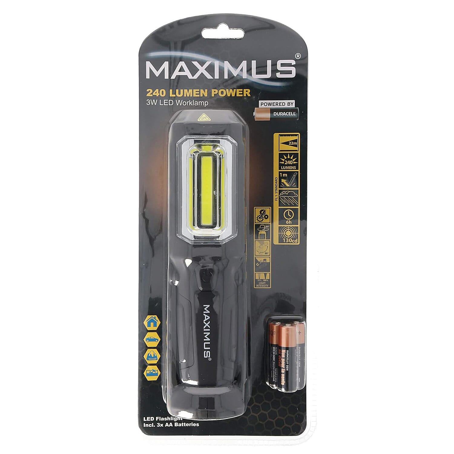 Maximus-LED-Working-Lamp-with-Duracel-Batteries-Black