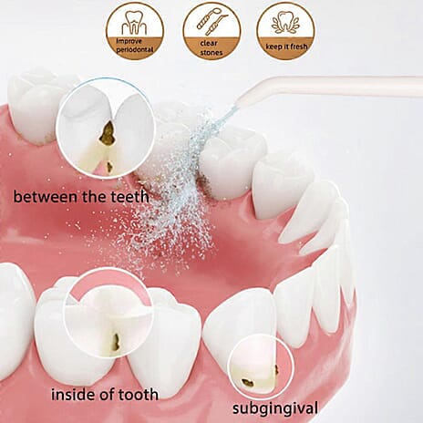 GT GUARD Four Mode Oral Portable Water Flosser - Black