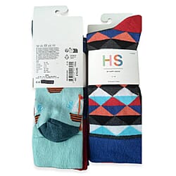 Pack of 3 Happy Socks Pyramid Print
