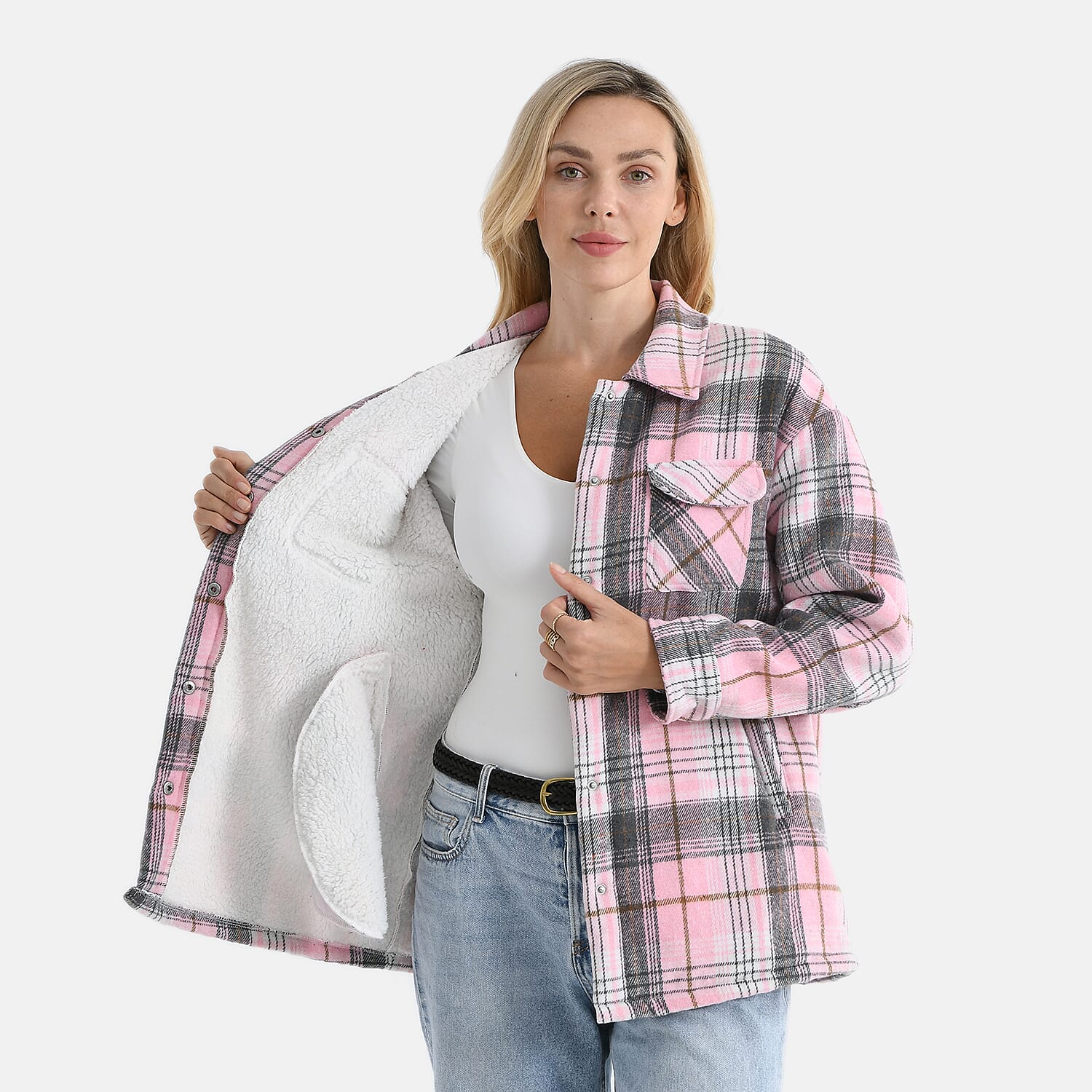 Valissiere Checkered Coat 