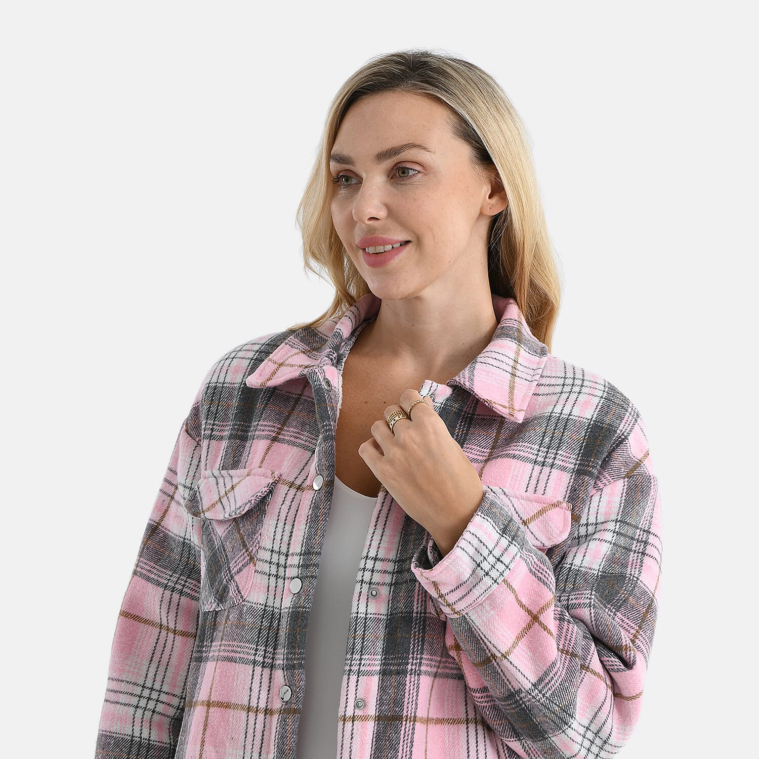 Valissiere Checkered Coat 