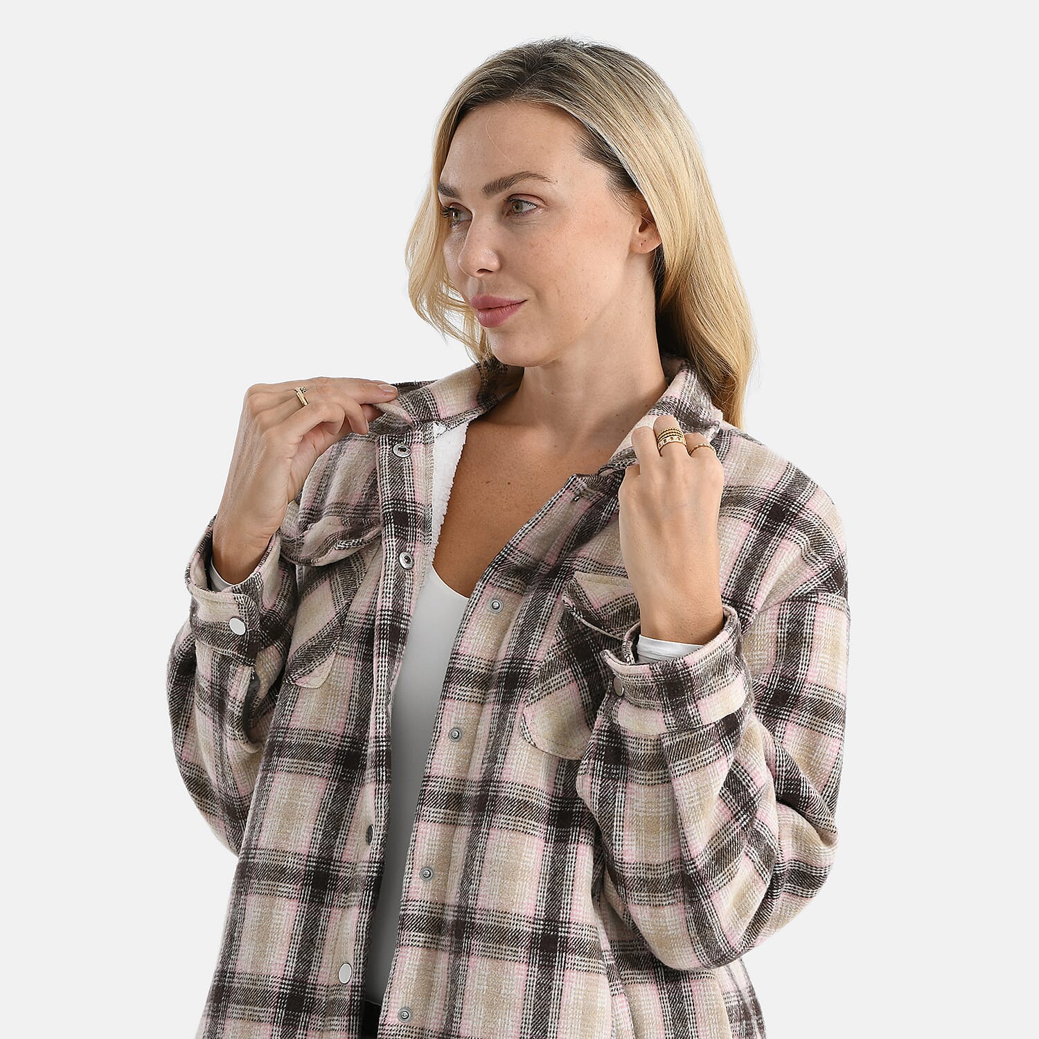 Valissiere Checkered Coat 