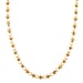 Yellow Gold Plated Spikes Necklace (Size - 20 - 2 Ext)