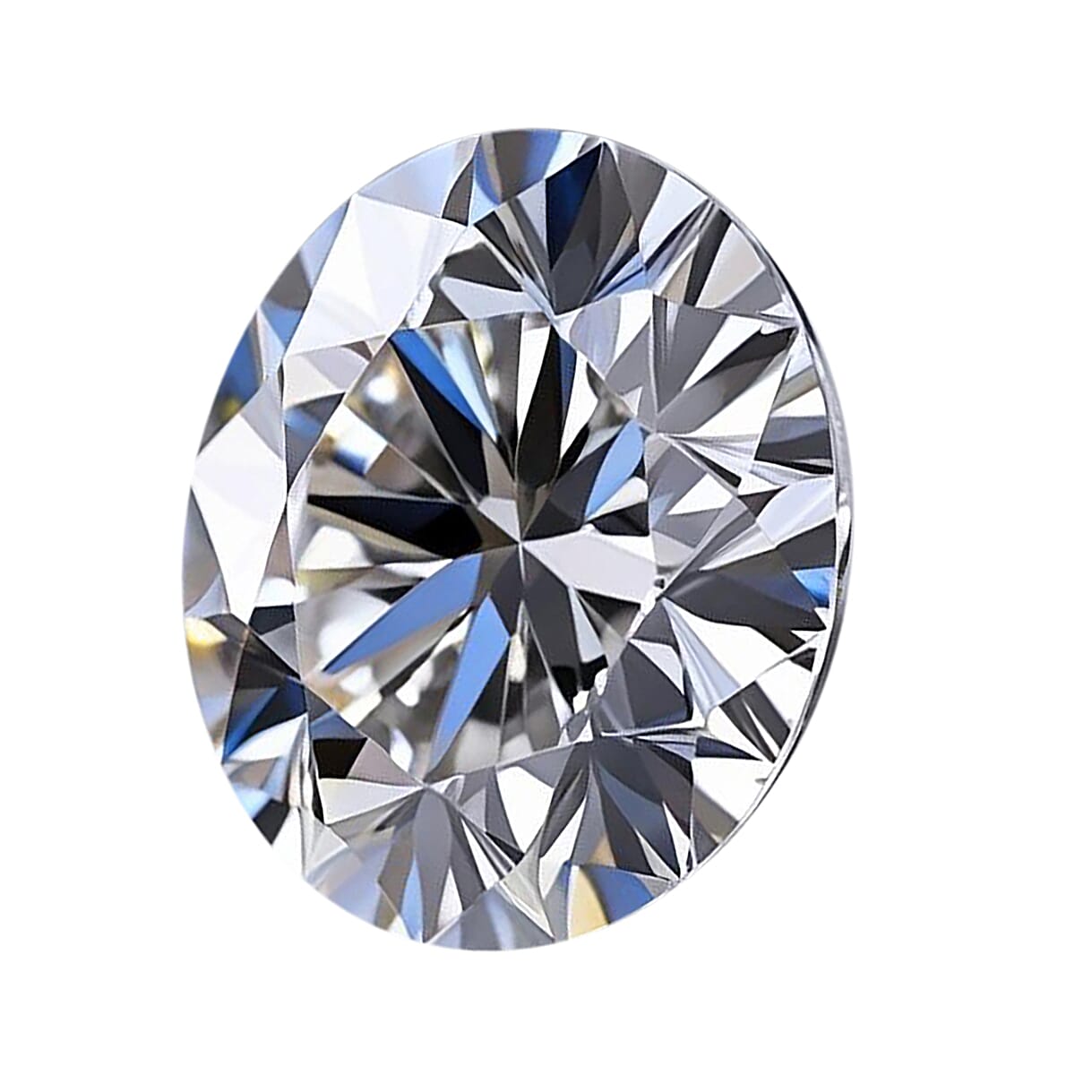 IGI Certified Lab Grown Diamond (VS2-F) Round Gemstone (13.66-13.75 x 8.69 MM) 10.00 Ct.
