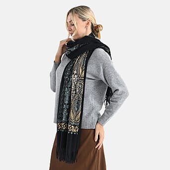 https://tjcuk.sirv.com/Products/82/7/8274737/Super-Soft-Cashew-Nut-Embroidery-Scarf-Size-180-x-70-cm-Black_8274737_2.jpg?w=342&h=342
