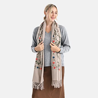 https://tjcuk.sirv.com/Products/82/7/8274860/Super-Soft-Floral-Embroidery-Scarf-Size-180-x-70-cm-Brown_8274860_3.jpg?w=342&h=342