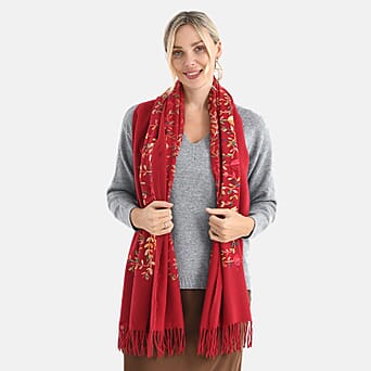 https://tjcuk.sirv.com/Products/82/7/8274867/Super-Soft-Floral-Embroidery-Scarf-Size-180-x-70-cm-Burgundy_8274867_3.jpg?w=342&h=342