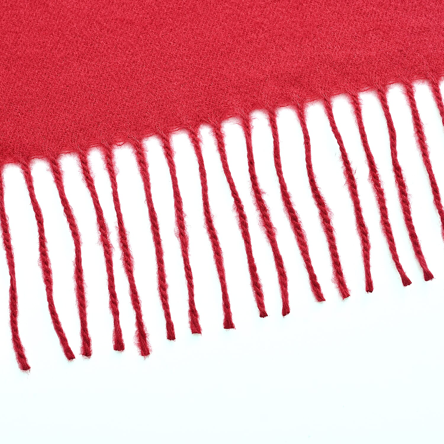 Super Soft Floral Embroidery Scarf (Size 180 x 70 cm) - Burgundy