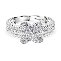 LUXURIANT 0.33 Ct. Lab Grown Diamond Crisscross Ring