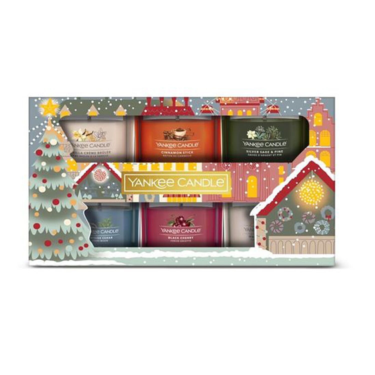 Yankee Candle 6 Piece Christmas Votives Gift Set - Multi