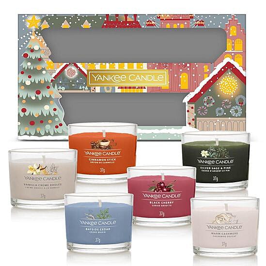 Yankee Candle 6 Piece Christmas Votives Gift Set - Multi