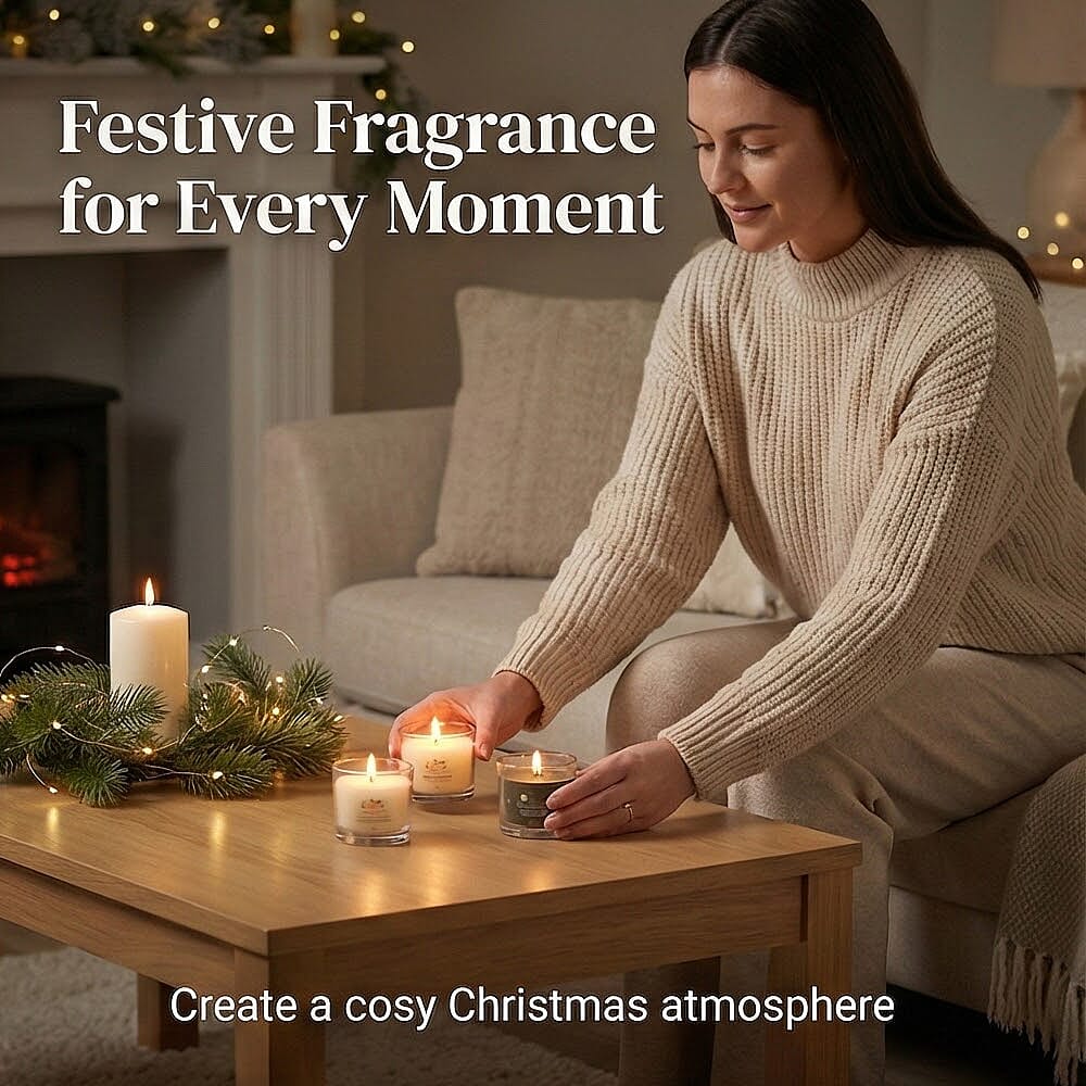 Yankee Candle Christmas 3 Candles Votive Gift Set - 37g x3