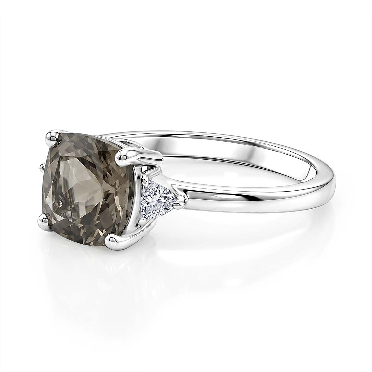 Luxuriant 950 Platinum AAA Turkizite Lab Grown Diamond (VS-E-F) Ring 3.00 Ct, Platinum Wt. 4.50 Gms