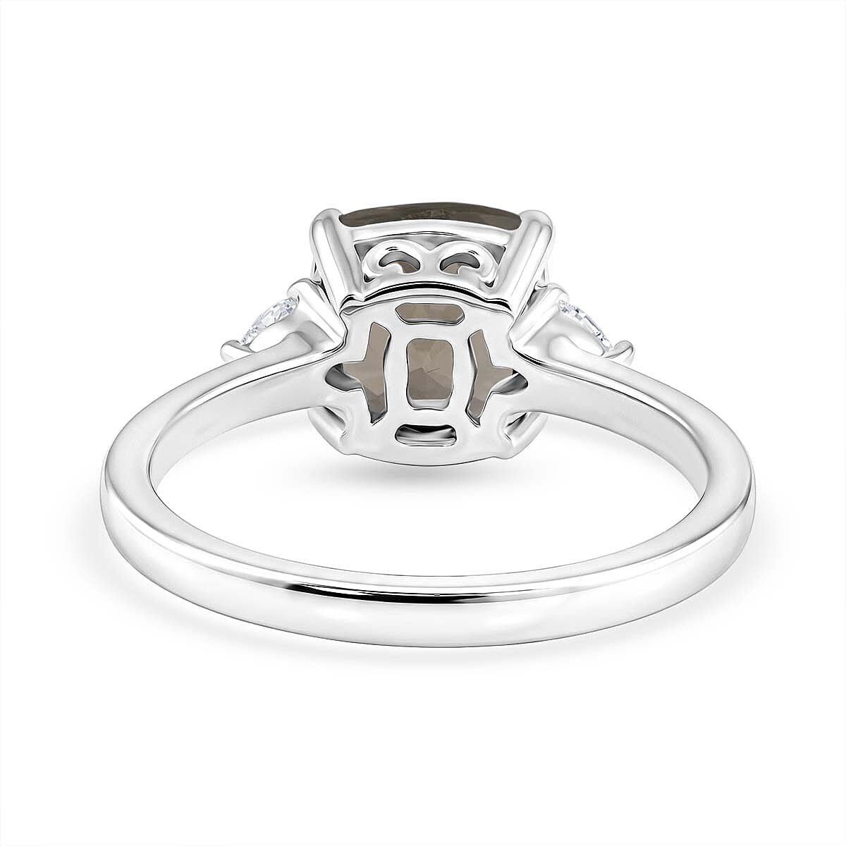 Luxuriant 950 Platinum AAA Turkizite Lab Grown Diamond (VS-E-F) Ring 3.00 Ct, Platinum Wt. 4.50 Gms
