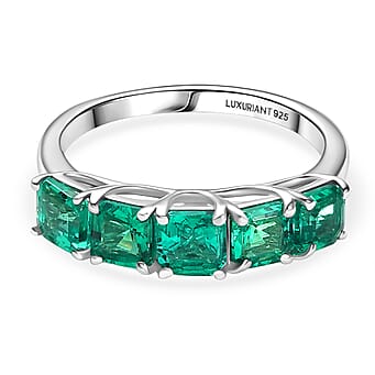 https://tjcuk.sirv.com/Products/82/7/8275427/Luxuriant-Lab-Grown-Columbian-Emerald-5-Stone-Ring-in-Rhodium-OverlayS_8275427.jpg?w=342&h=342