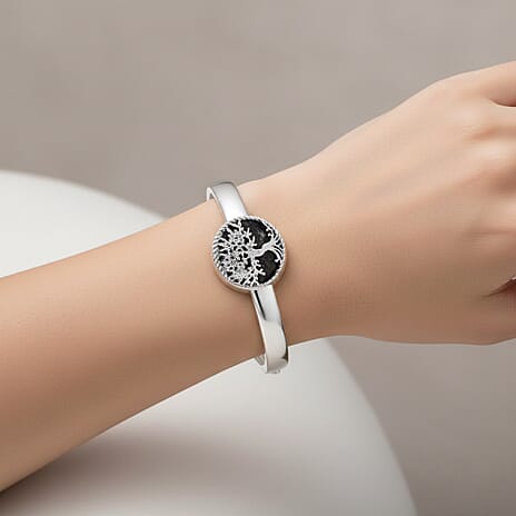 Tree of Life Collection - Labradorite Cuff Bangle (Size 7.5)