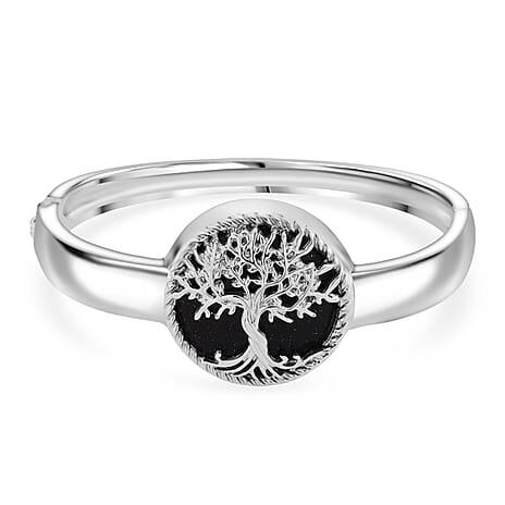 Blue Sandstone Cuff Bangle  2.000  Ct.