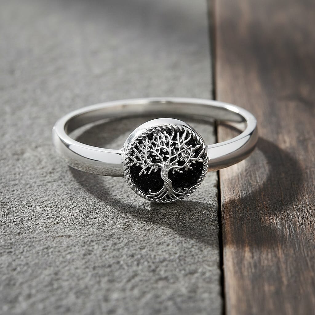 Blue Sandstone Cuff Bangle  2.000  Ct.