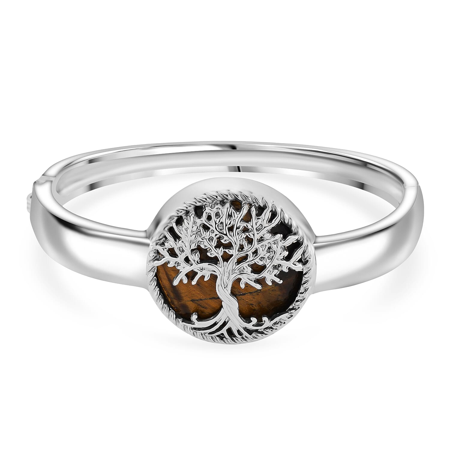 Yellow Tigers Eye Cuff Bangle  2.000  Ct.