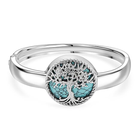 Blue Howlite Cuff Bangle  2.000  Ct.