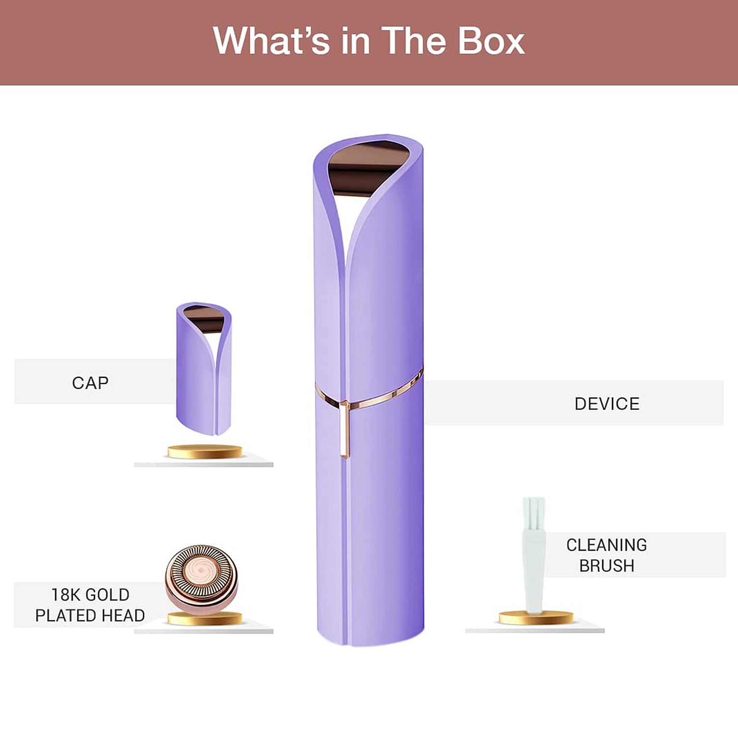 Finishing Touch Flawless Facial Hair Remover - Lavender