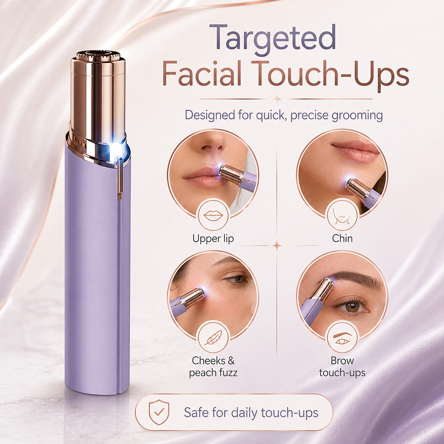 Finishing Touch Flawless Facial Hair Remover - Lavender
