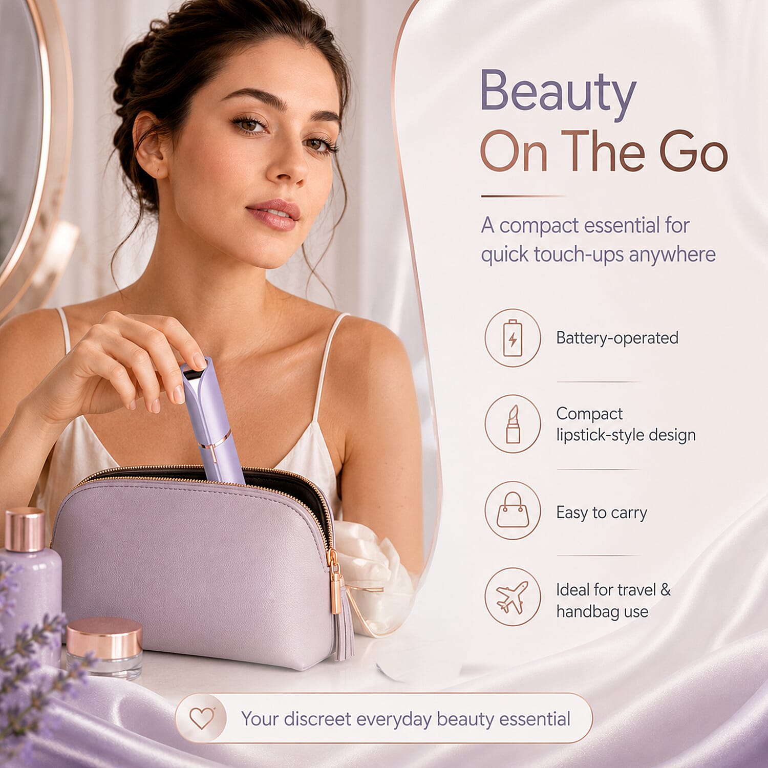 Finishing Touch Flawless Facial Hair Remover - Lavender