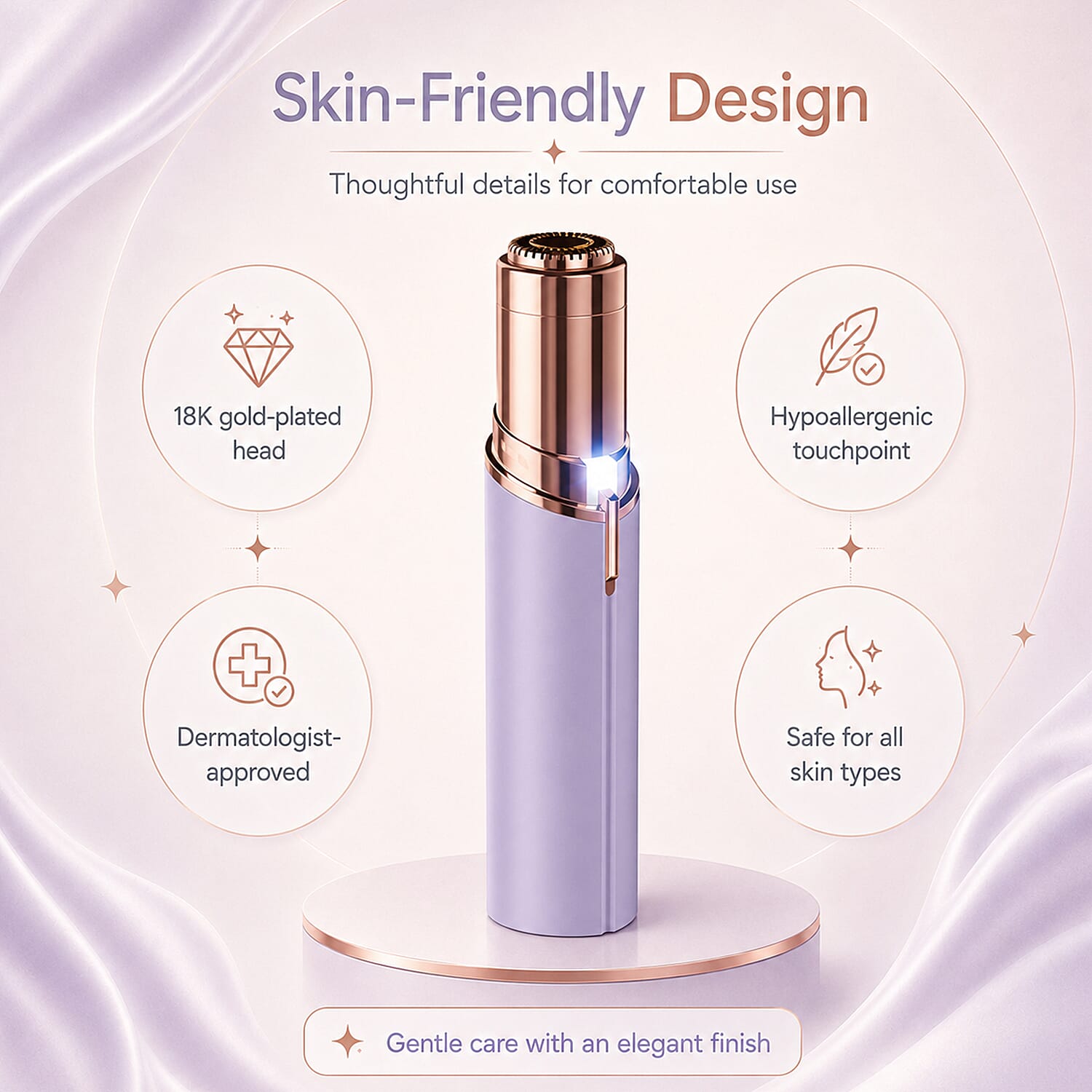 Finishing Touch Flawless Facial Hair Remover - Lavender