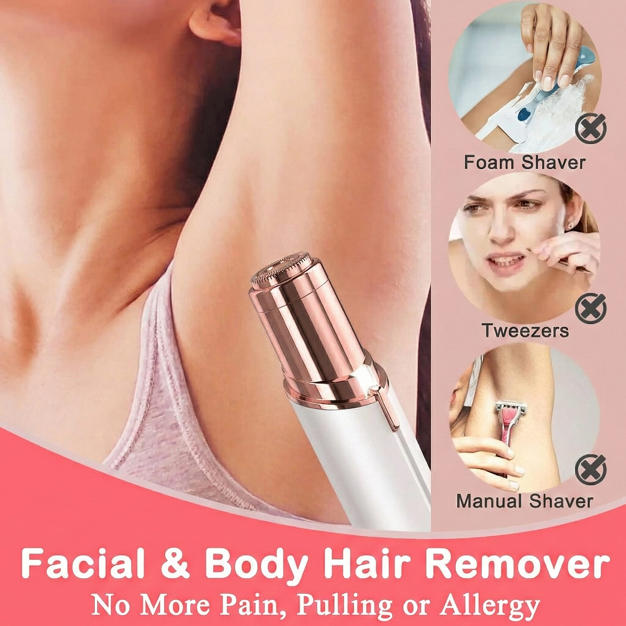 Finishing Touch Flawless Facial Hair Remover - White