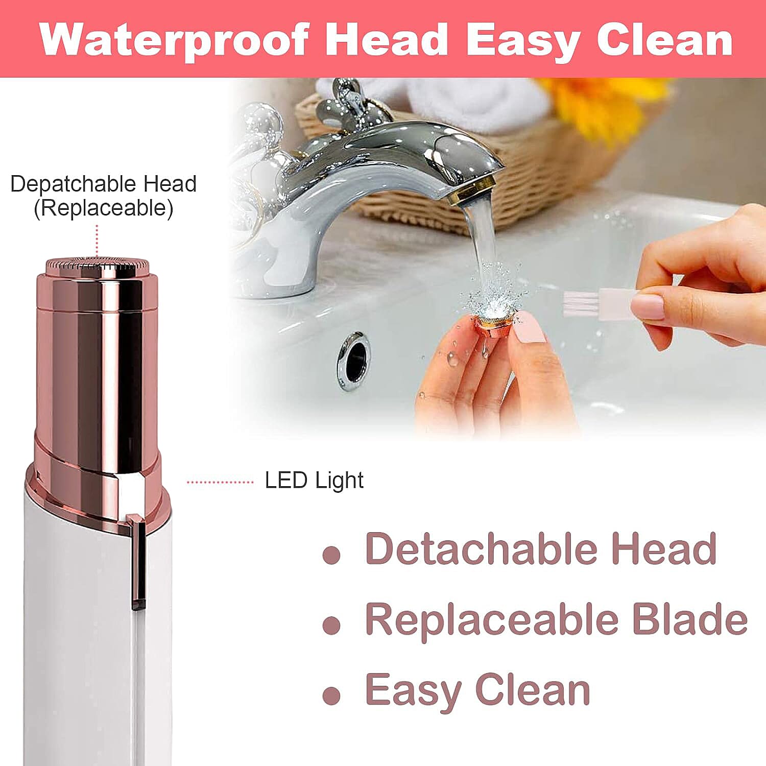 Finishing Touch Flawless Facial Hair Remover - White