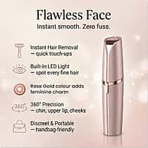 Finishing Touch Flawless Facial Hair Remover - Rose Gold