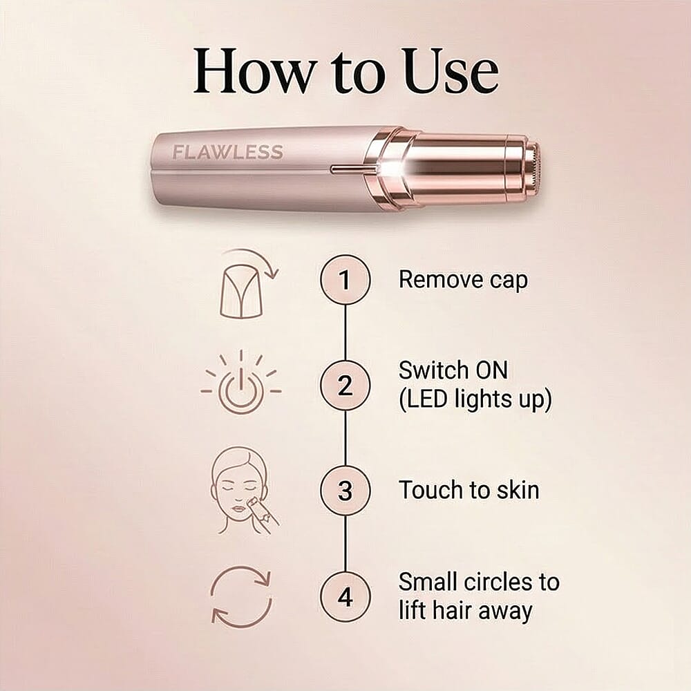 Finishing Touch Flawless Face - Rose Gold