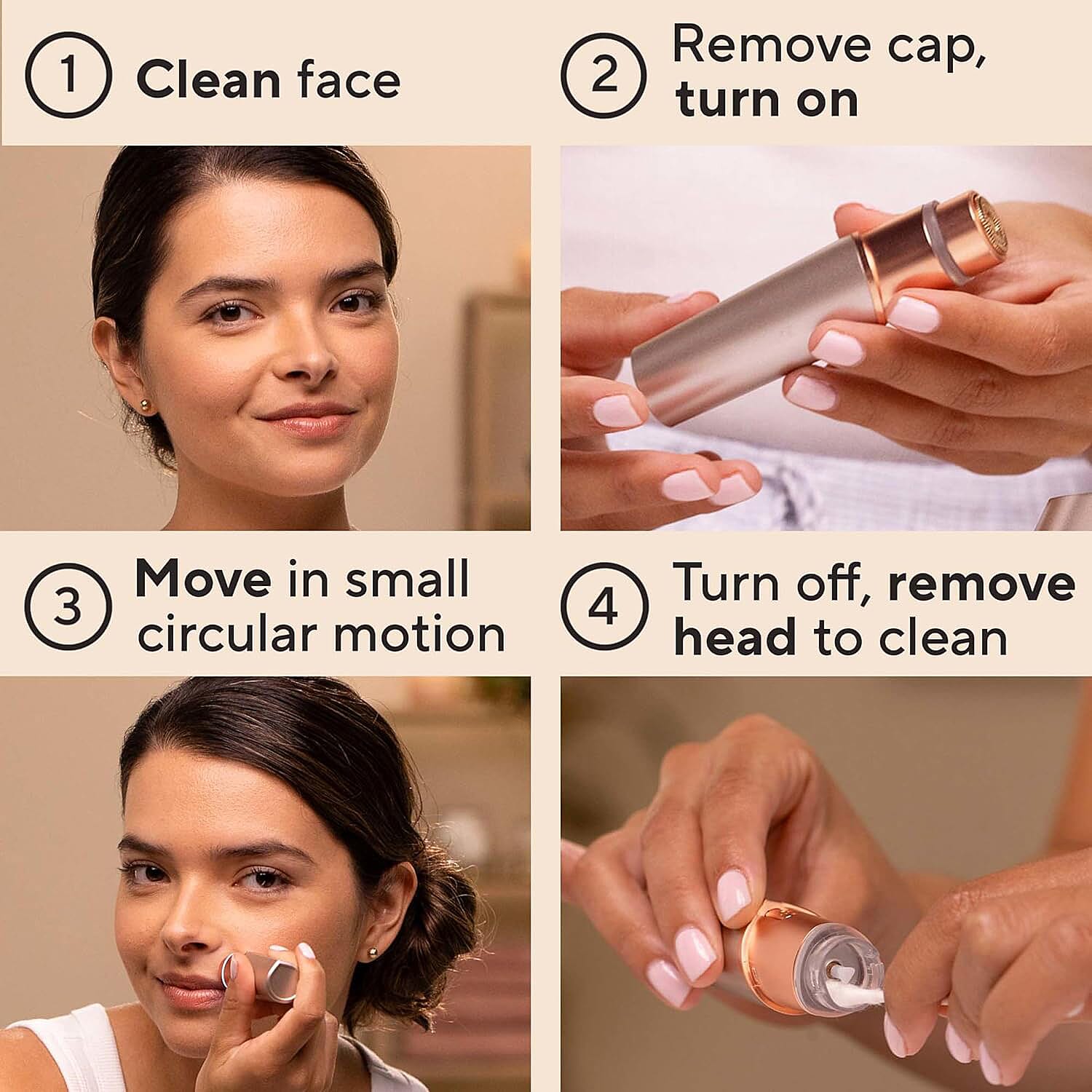 Finishing Touch Flawless Face Visage - Rose Gold