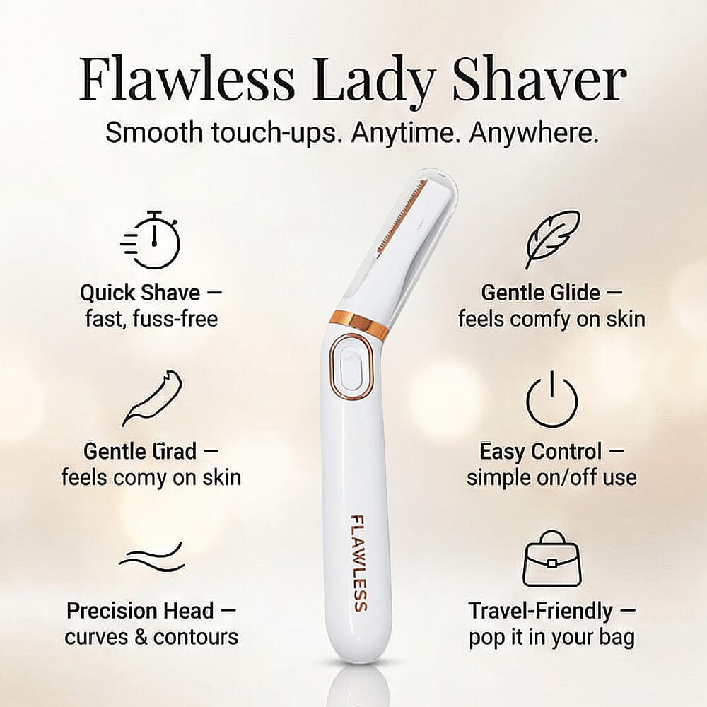 Finishing Touch Flawless Lady Shaver - White
