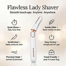 Finishing Touch Flawless Lady Electric Shaver - White