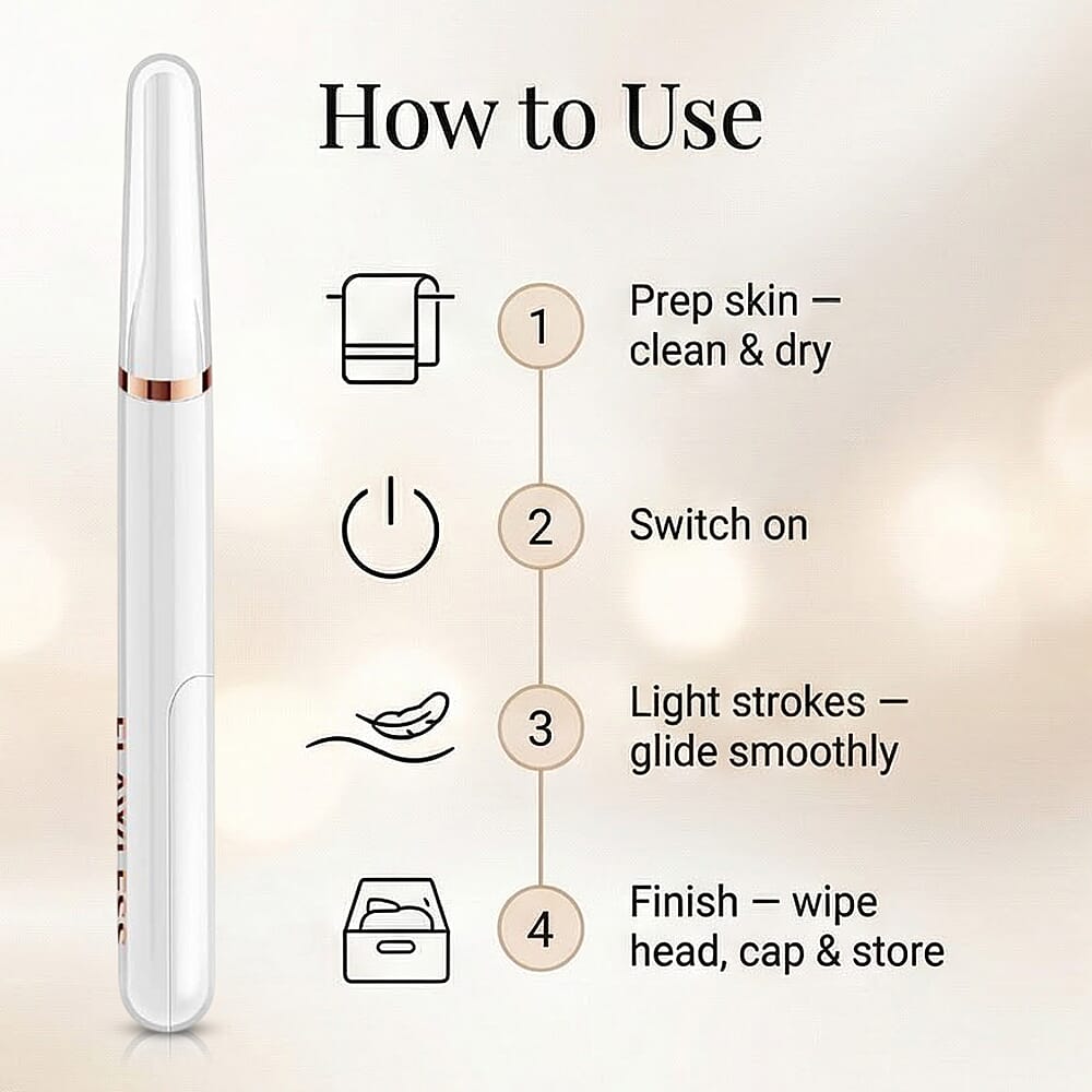 Finishing Touch Flawless Lady Shaver - White