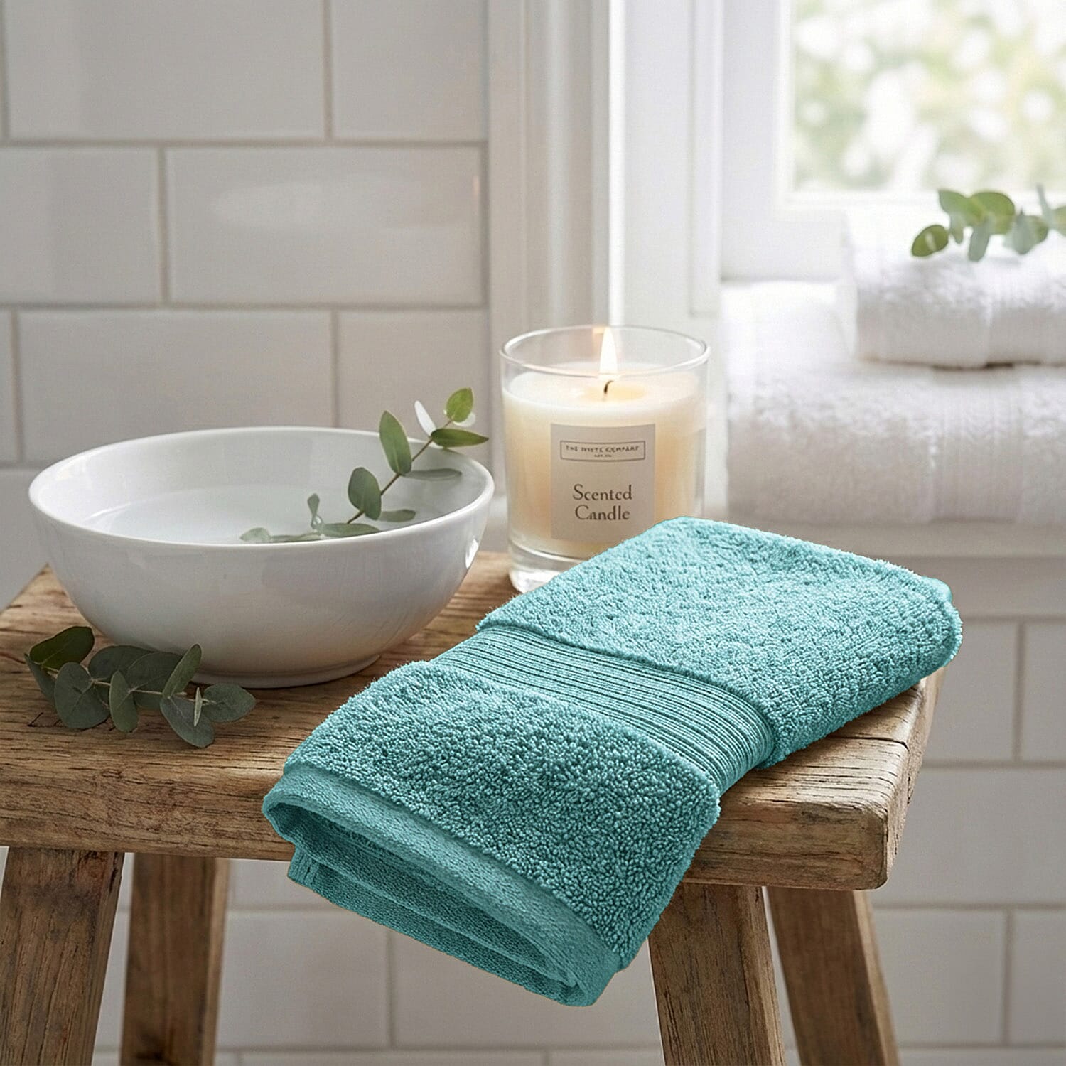 100% Organic Turkish Cotton Face Cloth (550GSM) - Haze