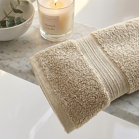 100% Organic Turkish Cotton Face Cloth (550GSM) - Natural