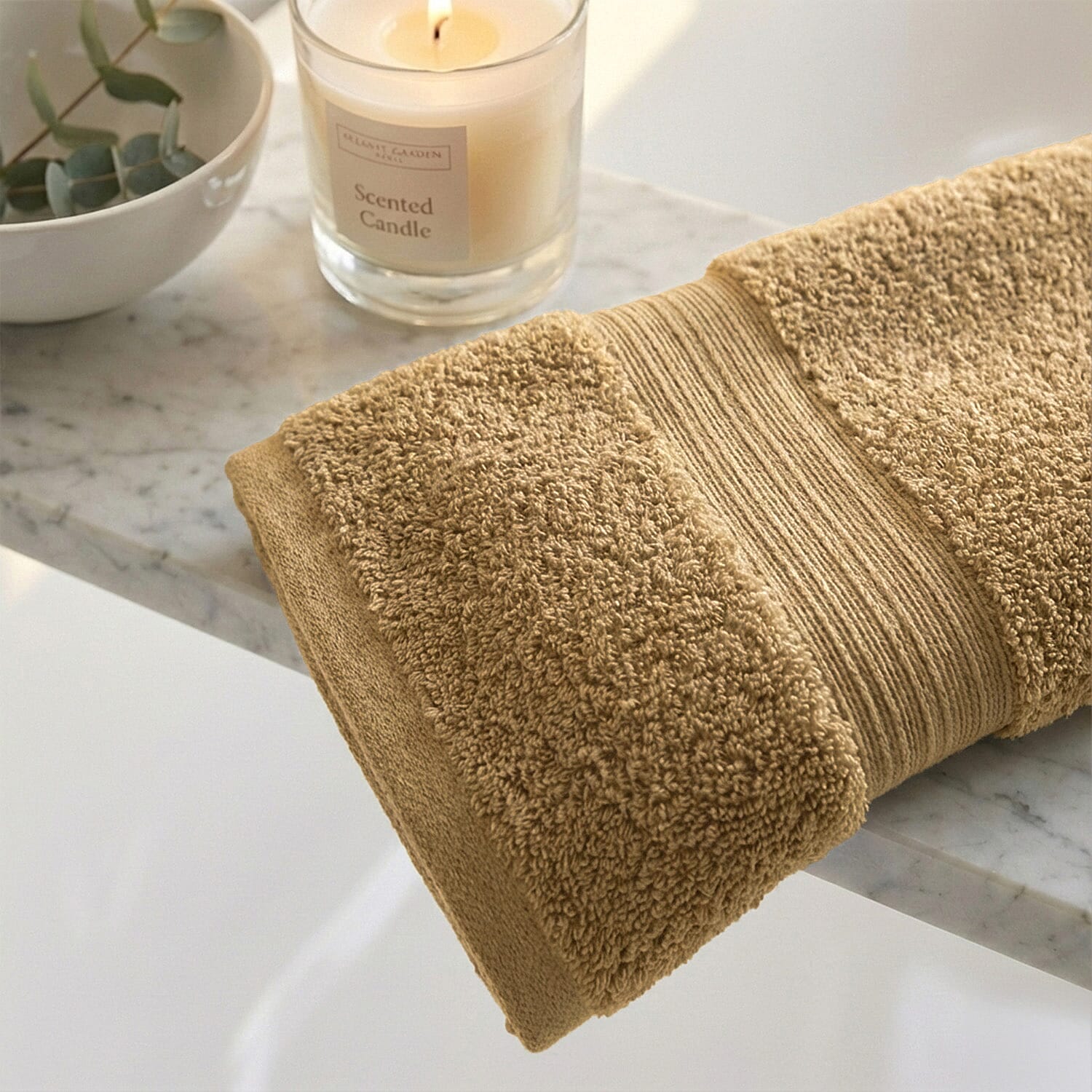 CHRISTY 100% Organic Turkish Cotton Bath Towel - 550GSM - Brown