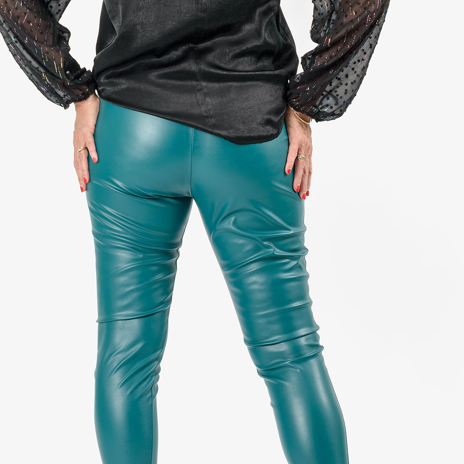 Closeout Deal PU Jean and Pant/Trouser