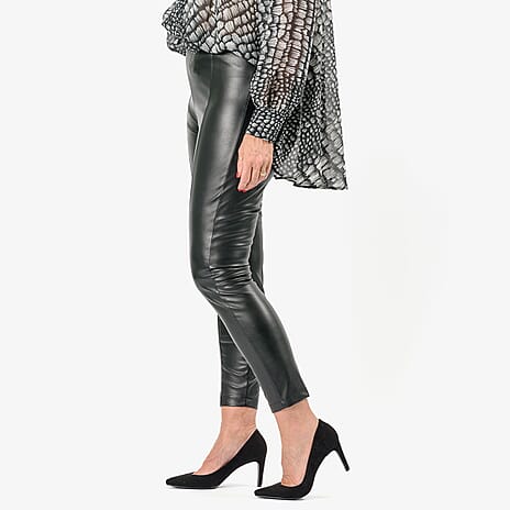 Closeout Deal PU Jean and Pant-Trouser (Size - 22) - Black