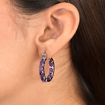 https://tjcuk.sirv.com/Products/82/7/8276454/EverTrue-African-Amethyst-J-Hoop-Half-Hoop-Earring-Stainless-Steel-6-6_8276454_2.jpg?w=342&h=342