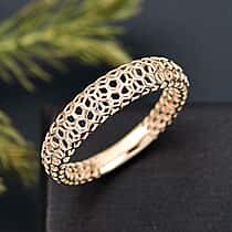 Treasure of Siam - 9K Yellow Gold Openwork Ring